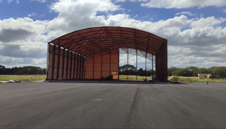 Тентовый ангар. Никарагуа