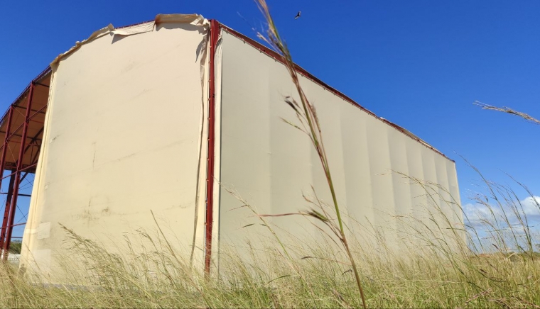 Тентовый ангар. Никарагуа